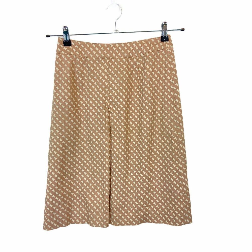 Librarian Skirt Secretary a.v.v. Michel Klein Paris Geometric Vintage 36 US S